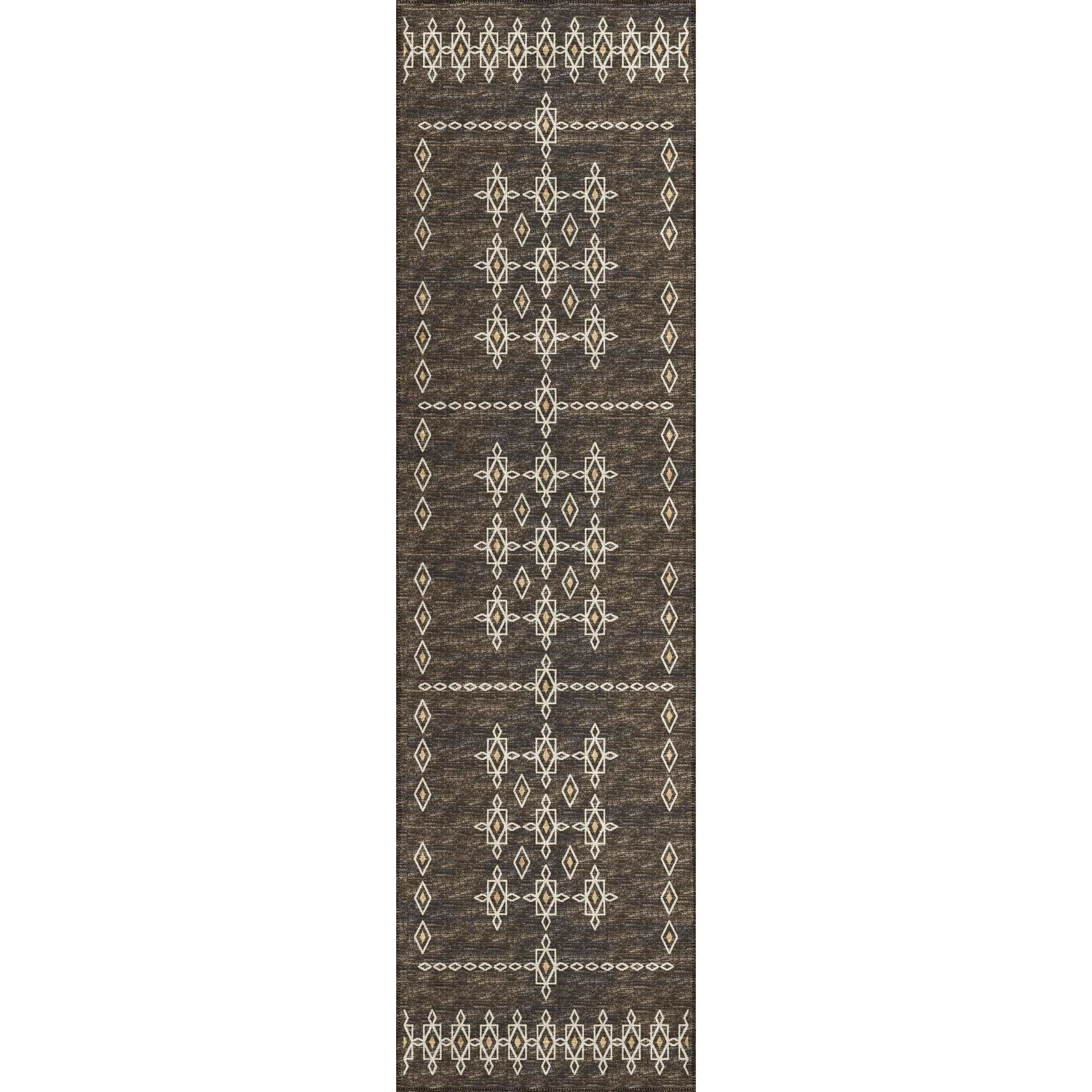 Sedona Sn3 Brown Transitional Rug Runner 2' 3" X 10'