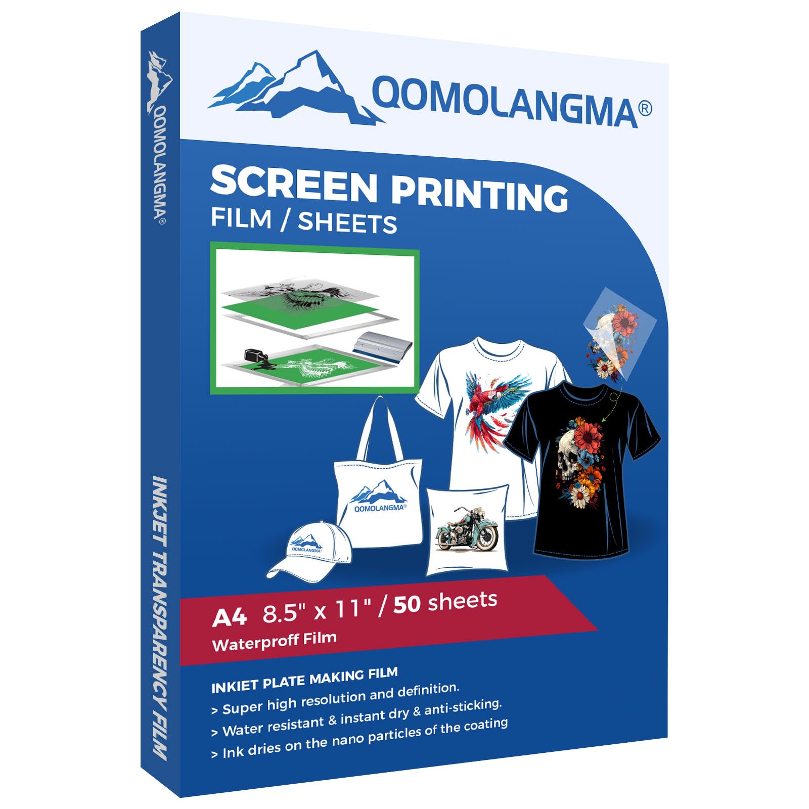 Waterproof Inkjet Milky Transparency Film 8.5' X 11' - 50 Sheets/Pack
