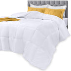 Utopia Bedding Down Alternative Comforter (Twin, White) - All Season Comforter - Plush Siliconized Fiberfill Duvet Insert - Box
