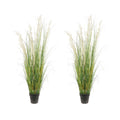 AfanD Artificial Plant, 47in Tall, 2pk Grass, Faux House Plant in Pot, Indoor Decorative Flowers & Plants, Housewarming Gift