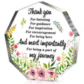 Yinder Thank You Gift for Women Acrylic Inspirational Present Coworker Office Colleague Leaving Job Farewell Gift graduation App
