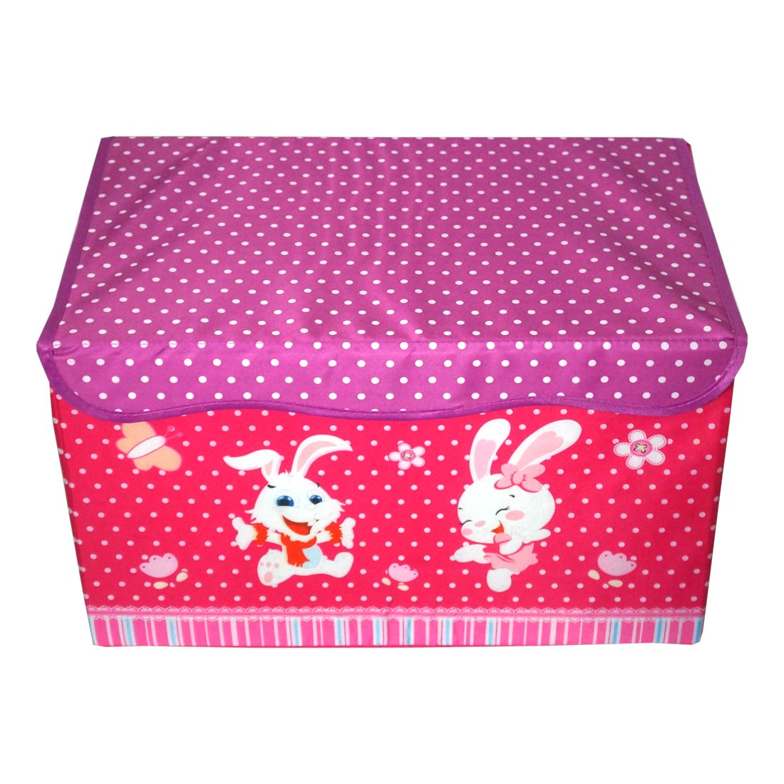 MUREN Storage basket with lid for organizer Non Woven Fabric with Side HandleFoldable Box for toys, Clothes organizer Storage 