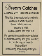 Tiny Little Dream Catcher Pocket Charm With Story Card!