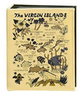 Virgin Islands Map Embossed Photo Album 100 Photos / 4x6