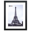 VCK 18x24 Inch Wooden Picture Frame for Posters, Prints, Photos, Pictures, Maps, Certificates, and Artwork Black