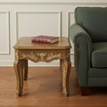 23 Golden Brown Wood Square End Table