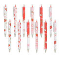 Yyaaloa 48Pcs Cute Pens Black Gel Ink Pens Retractable Pens For Kids Girls Boys Women Office School Supplies (Red Strawberry Pen