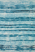 Dalyn Rugs Brisbane Br4 Destressed Striped Sky 3' X 5'