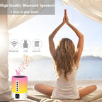 Biseoamz DY29S Bluetooth Speaker White Noise Machine Night Light Alarm Clock Multicolor