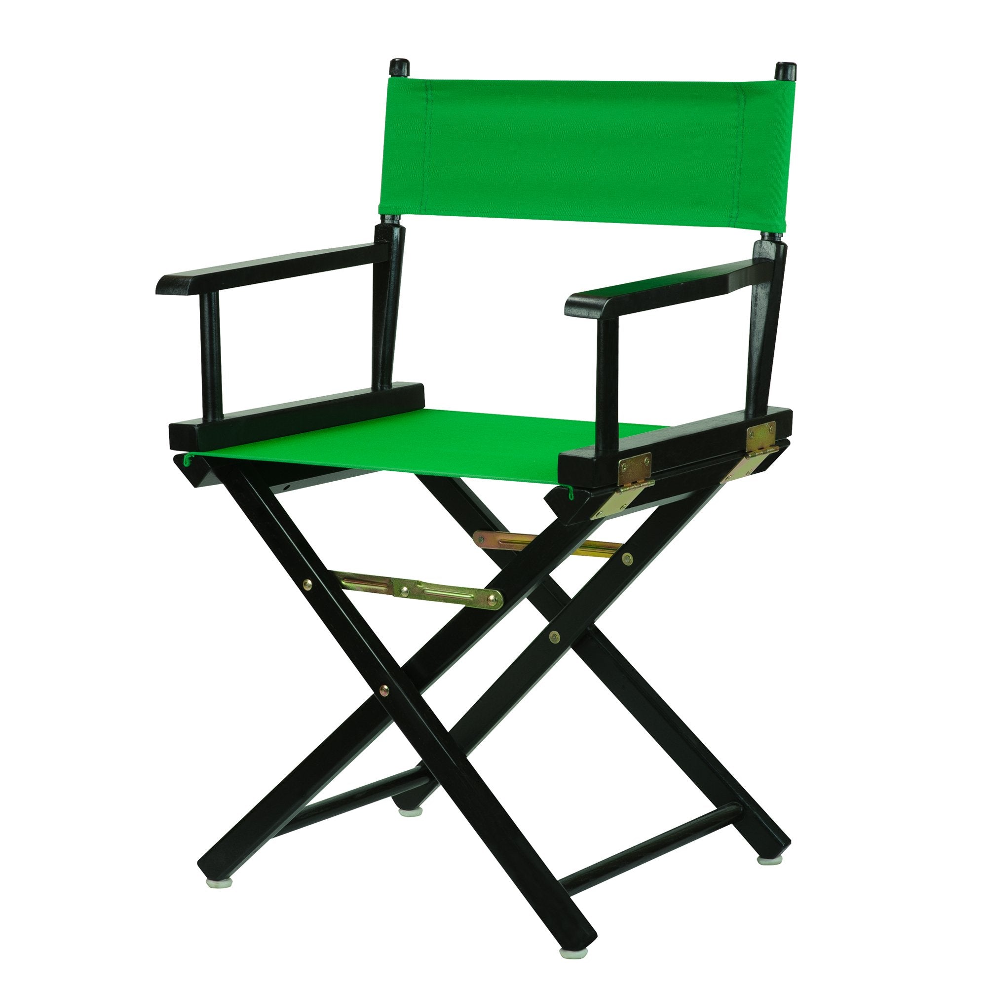 Casual Home Directors Chair ,Black Frame/Green Canvas,18 - Classic Height