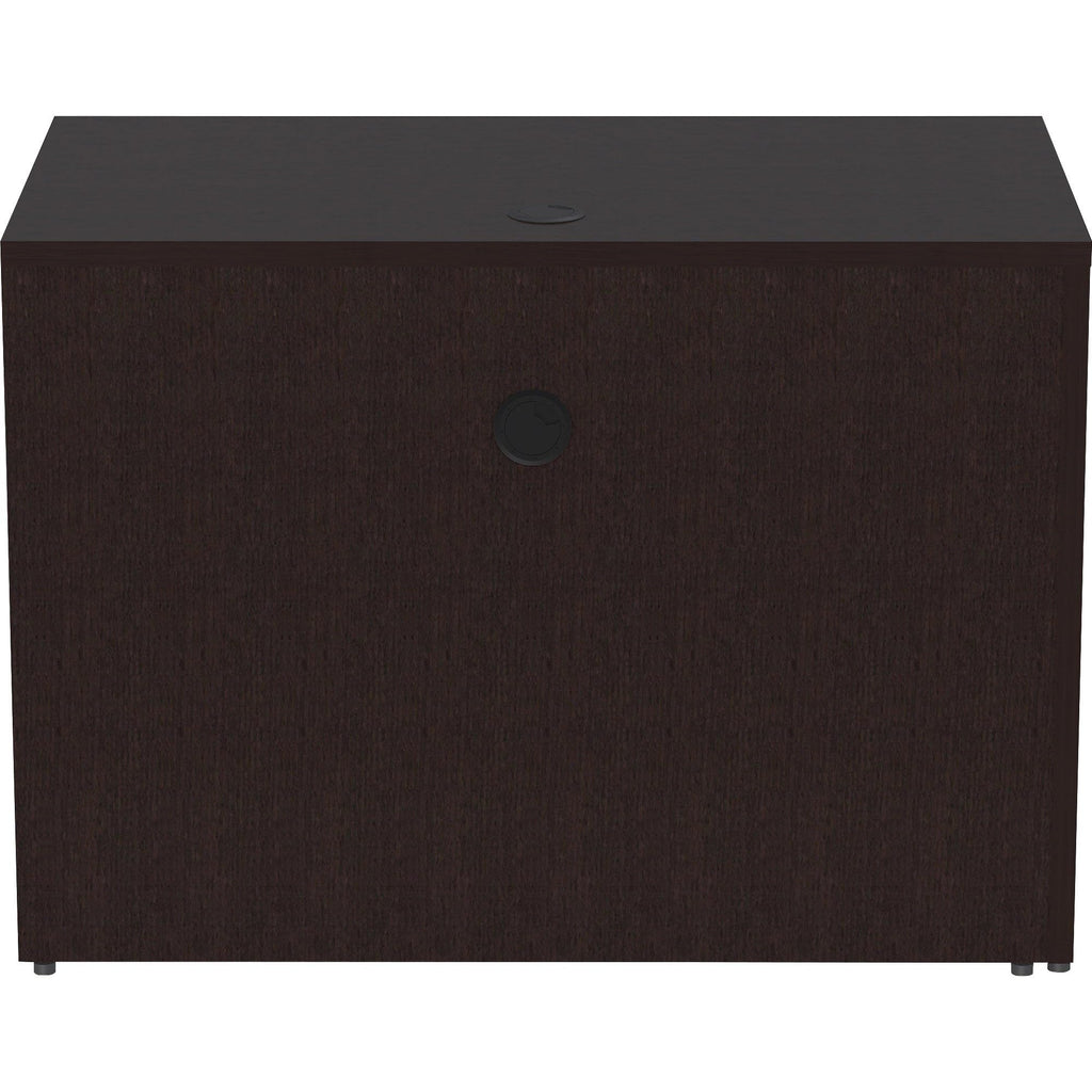 Lorell, Llr18216, Essentials Espresso Laminate Return Shell, 1 Each
