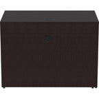 Lorell, Llr18216, Essentials Espresso Laminate Return Shell, 1 Each