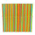 Hanging Large Plastic Straw Holder for Cabinet with Stickers, Reusable Straws Organizer Storage Container Dispenser for Counter 