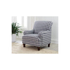 Coaster Furniture Gwen Recessed Arms Light Grey and Blue Accent Chair 903093