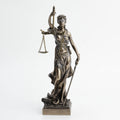 Unicorn Studio 13 Blind Lady Justice Holding Scale Resin Sculpture Bronze Finish
