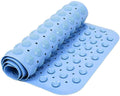 ONSUR Anti Skid mat PVC Silicone Shower Bath Mat, Foot Mat, Anti Slip Mat, Bathtub Bathroom Mat with Bottom Suction Knot, Draini