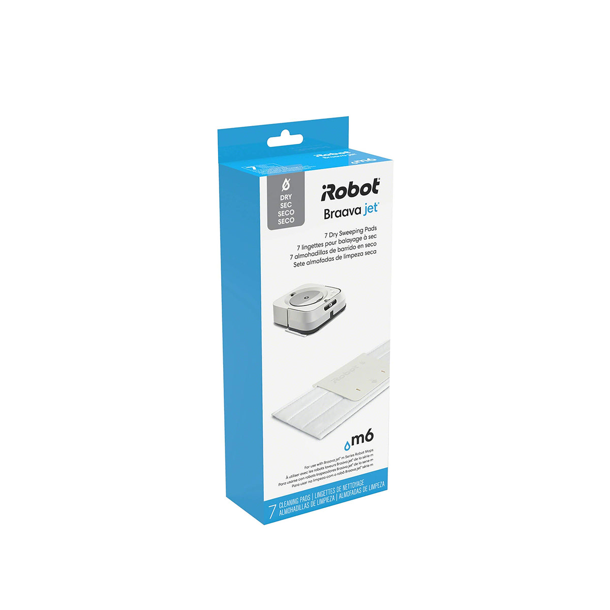 iRobot Authentic Replacement Parts- Braava jet m Series Dry Sweeping Pads, (7-Pack)