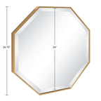 Rhodes Framed Octagon Wall Mirror