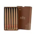 Root Candles 7925 Unscented Smooth Hand-Dipped 9-Inch Taper Candle, 12-Count, Beeswax