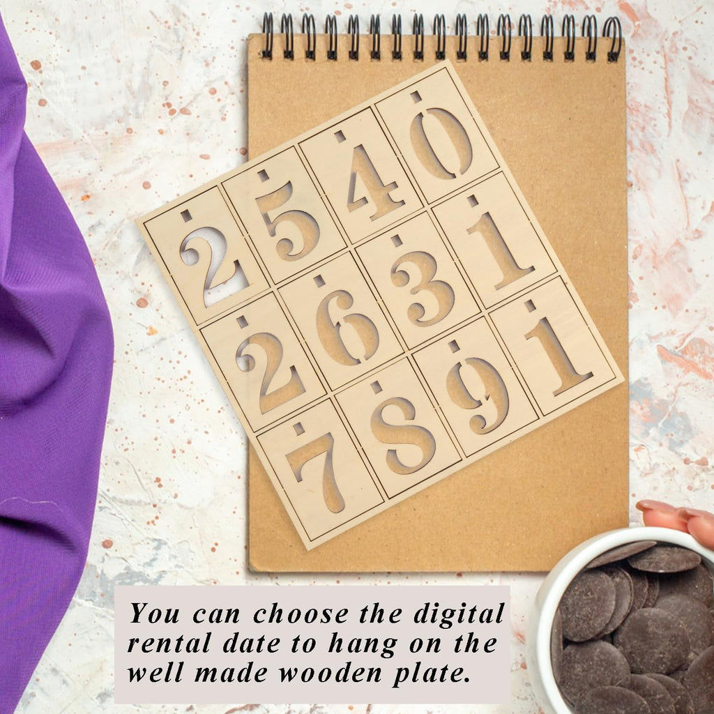 Hhdatc Ramadan Advent Calendar Wooden Decorations,30 Day Countdown Til Eid Gift For Kids