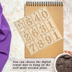 Hhdatc Ramadan Advent Calendar Wooden Decorations,30 Day Countdown Til Eid Gift For Kids