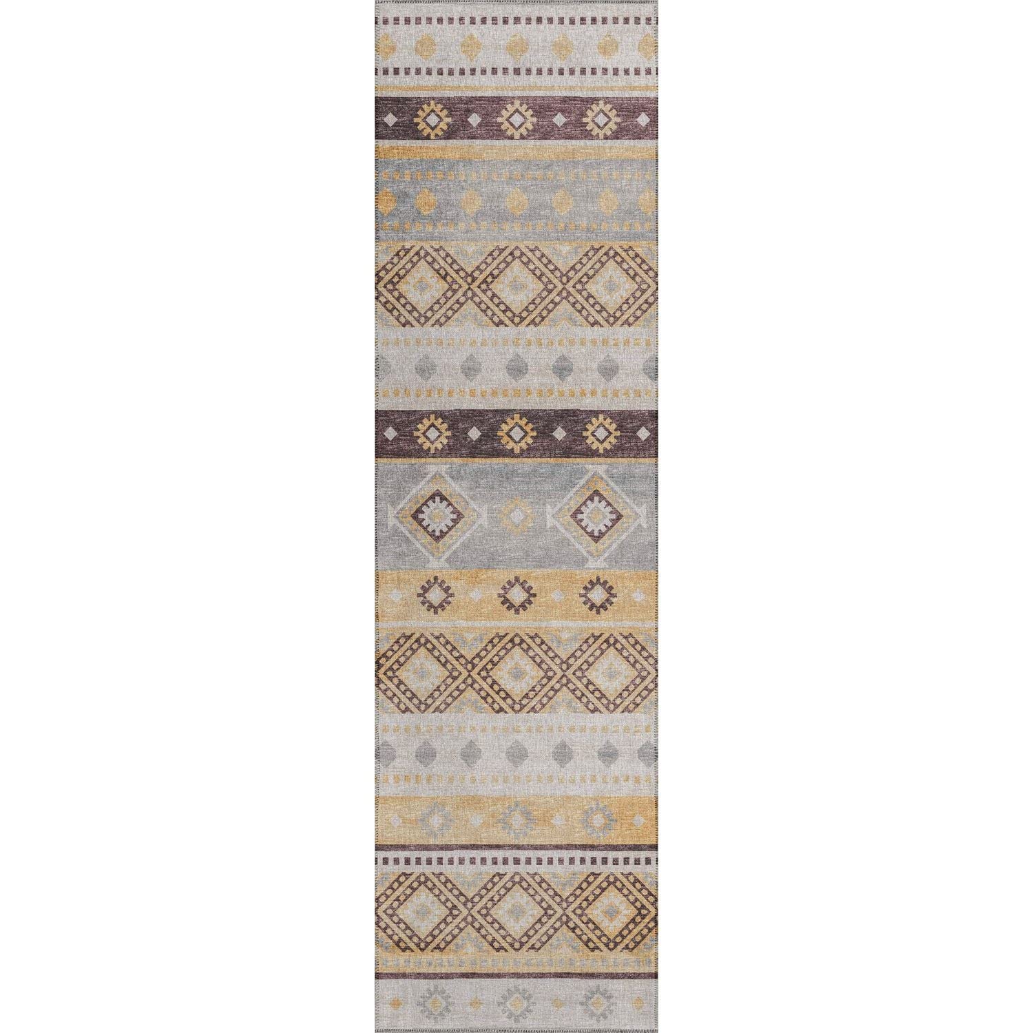 Sedona Sn12 Gold Transitional Rug Runner 2' 3" X 10'