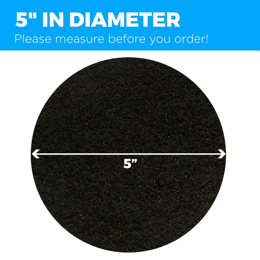 4 Pack Activated Charcoal Filter For Kitchen Compost Bin | 5 Inch Activated Carbon Filter Replacement Set For Kitchen Recycle Bi