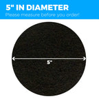 4 Pack Activated Charcoal Filter For Kitchen Compost Bin | 5 Inch Activated Carbon Filter Replacement Set For Kitchen Recycle Bi