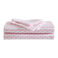 Betsey Johnson - King Bed Sheets, Soft & Lightweight Bedding, Fade & Wrinkle Resistant (Wonderland Stripe Pink, King)