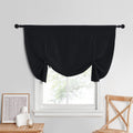 NICETOWN Halloween Curtains for Bedroom - Blackout Window Shade Tie Up Curtain Blinds for Privacy Protect Panels in Adjustable S