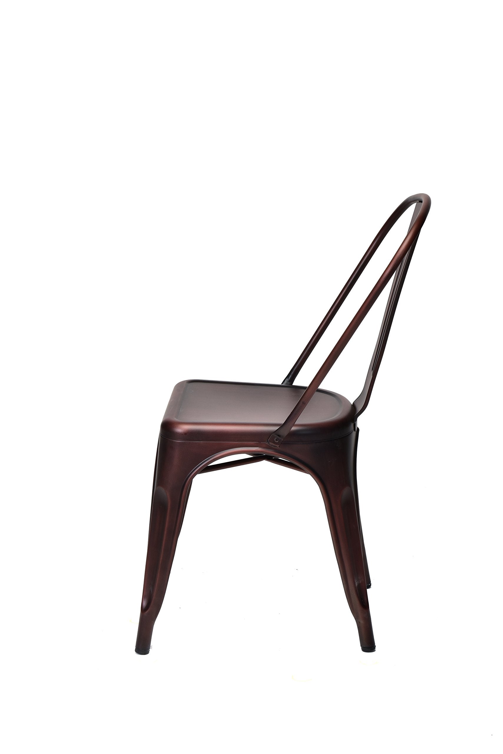 Commercial Seating Products Oscar Metal Dining Chairs, Rose Gold