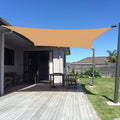 Sunny Guard Custom Size 14'X14' Peach Fuzz Sun Shade Sail Rectangle Uv Block Shade For Backyard Yard Patio Deck Garden.(Customiz