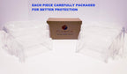 Flanicausa 6 Pieces Set - Clear Acrylic Display Riser Set, Acrylic Display Stand