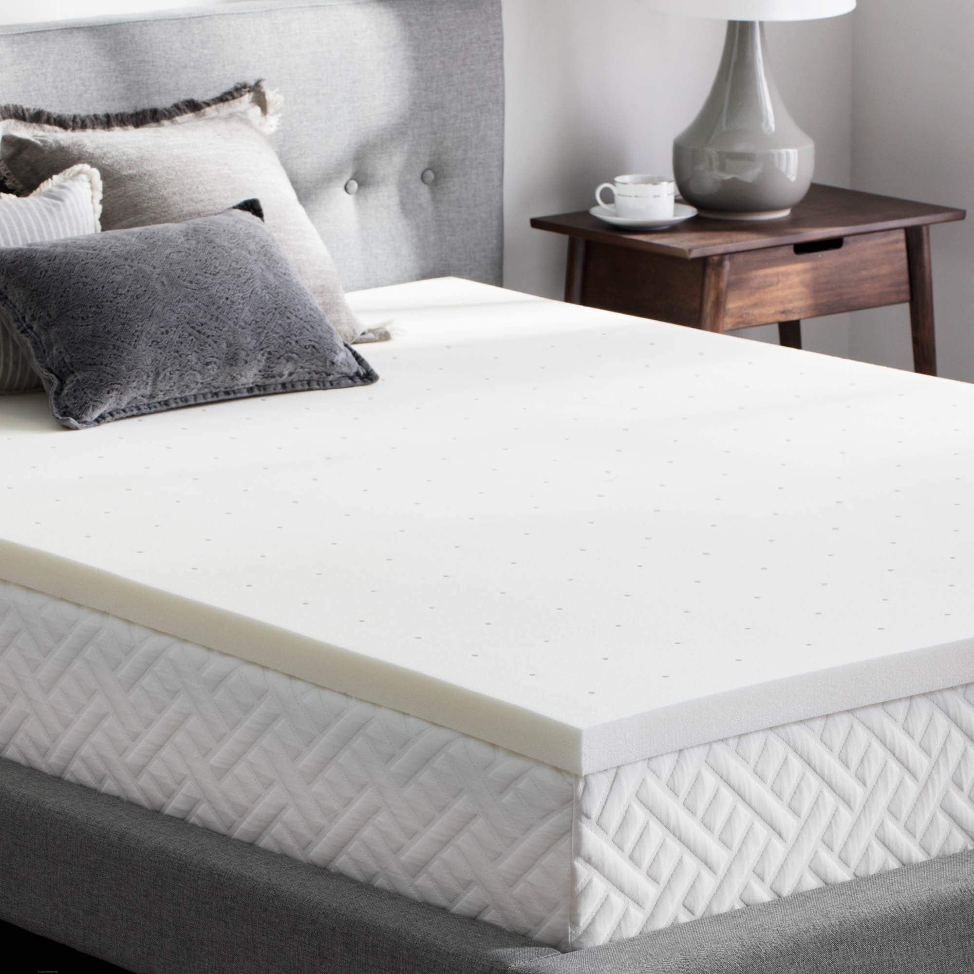 Weekender Mattress Topper, Twin Xl, 2 Inch, Ventilated Memory Foam - Ventilated Design - Relieves Pressure