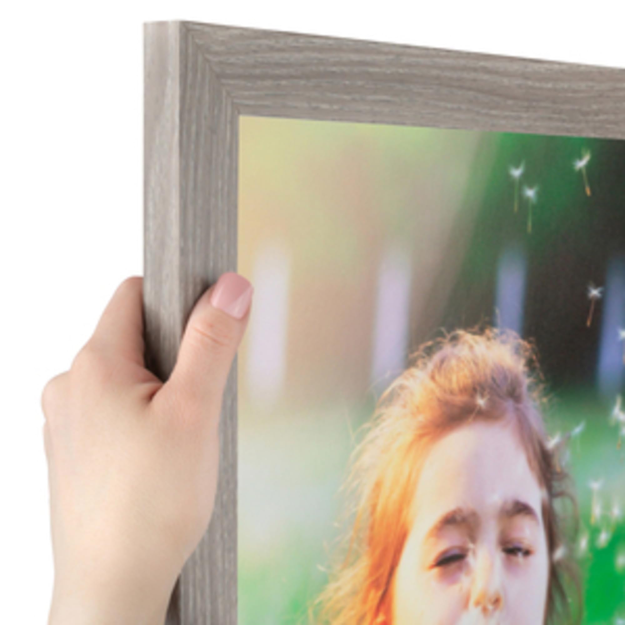 ArtToFrames 6x35 inch Gray Oak - Barnwood Picture Frame, 2WOM76808-973-6x35