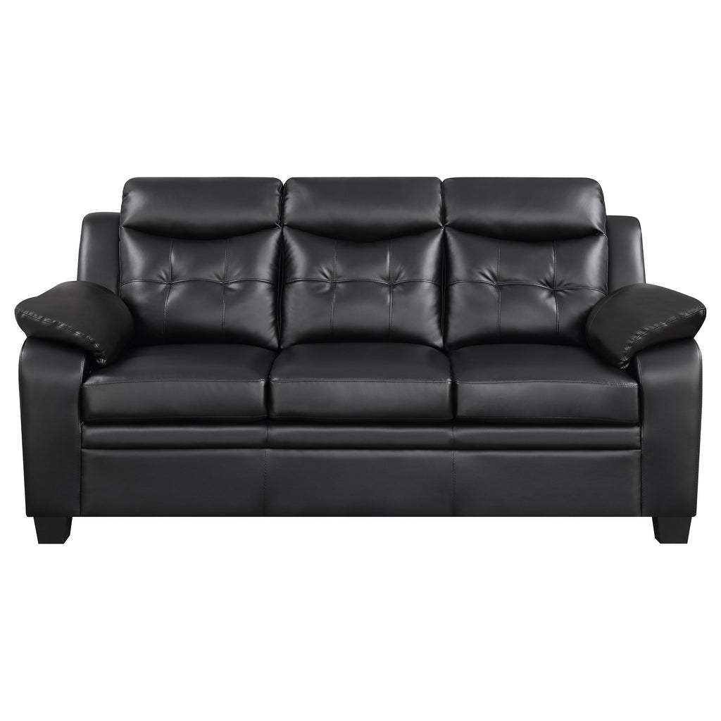 Coaster Finley 2-Piece Sofa Set, Black
