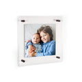 ArtToFrames Floating Acrylic Frame for Pictures Up To 14x14 inches (Full Frame is 18x18) with Black Standoff Wall Mount Hardware