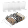 Vosarea Expandable Acrylic Spice Drawer Organizer Insert 4 Piece Set