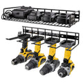 UNITEDPOWER Wall Mounted Power Tool Organizer Holder, Heavy Duty Utility Storage Rack for Battery Powered Hand Tools, Cordless D