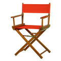 Casual Home 18 Directors Chair Honey Oak Frame with Orange Canvas