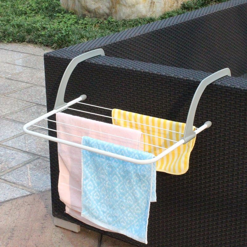 Divik Window Hanger for Clothes, Plastic Wall Cloth Dryer Stand | Clothes, Towels, Socks, Shoes Drying Rack and Plant Holder | I