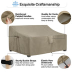 Outdoorlines Outdoor Waterproof Patio 3-Seater Couch Cover - Uv Resistant Patio Sofa Furniture Covers Weatherproof Heavy Duty Glider Covers For Outdoor Furniture, 88Wx32.5Dx33H Inches, Camel
