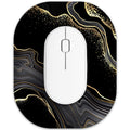 Atufsuat Small Mouse Pad 6 X 7 Inch, Oval Mini Mouse Pad With Non-Slip Rubber Base, Waterproof Compact Mouse Mat For Laptop Comp