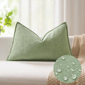 Kevin Textile Spring 14x24 Inch Lumbar Pillow Cover 1 Pack Soft Boucle Textured Decorative Waterproof Rectangle Cushion Elegant 