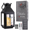 Memorial Lantern, Sympathy Gifts for Loss of Mom/Loved One, Bereavement Gifts, in Memory of Loved One Lantern,Celebration of Lif