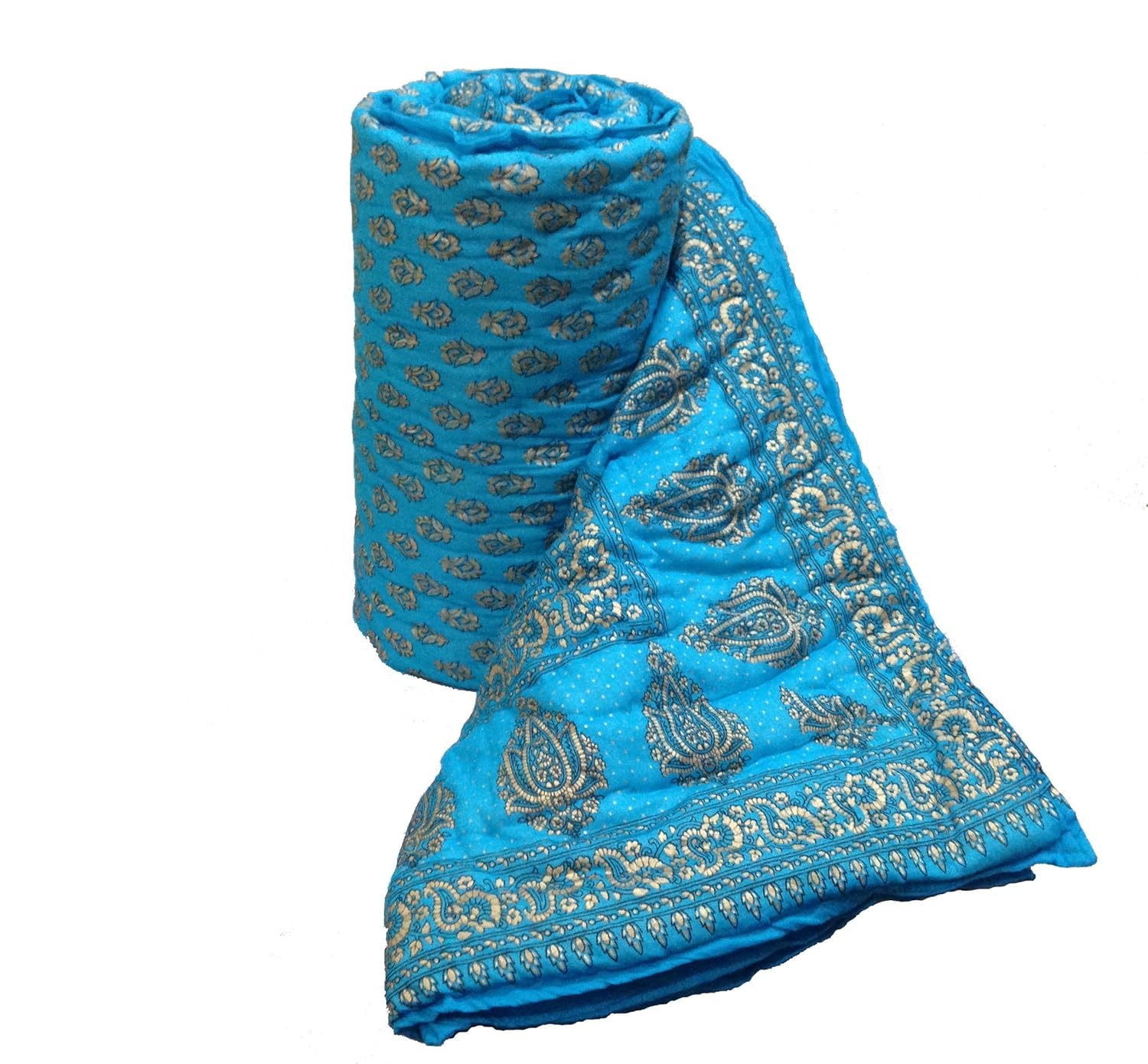 C&G India Traditional Jaipuri Single Razai Single Bed Comforter Cotton Breathable