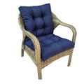 Eoieov Outdoor Chair Cushion Waterproof Wicker Chair Replacement Cushions For Patio Furniture Garden With Ties No-Slip Tufted Hi
