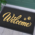 T.HENV Welcome Mat Outdoor, 32x20 Waterproof All-Season Front Door Mat Outside Entrance, All-Weather Quick Drying, Low Profile D