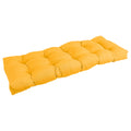 Blazing Needles Twill Tufted Bench Cushion, 46 x 19, Sunset 1 Count