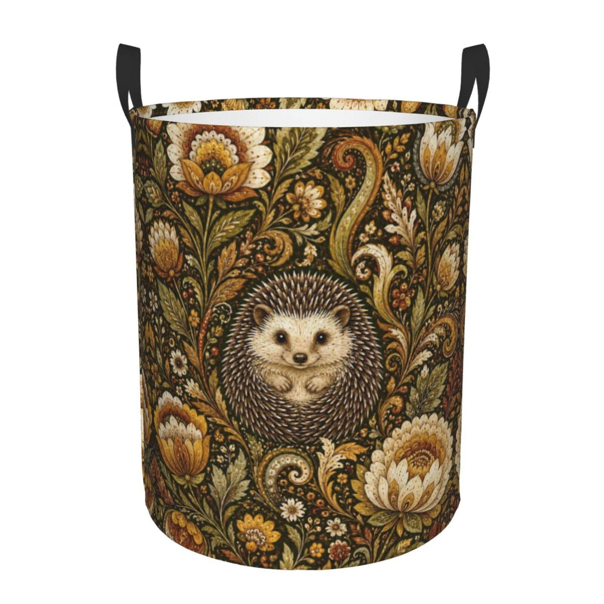 Laundry Basket Dirty Clothes Hamper for Bedroom Folk Hedgehog